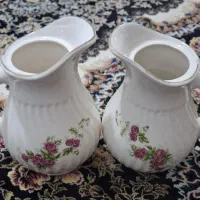 دوعدد پارچ گلدیسی دوطرف گل و میوه خوری وشیرینی|ظروف سرو و پذیرایی|بهبهان, |دیوار
