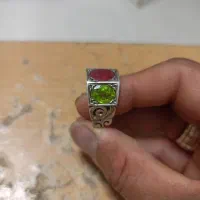 جواهر چند نگین زبرجدو یاقوت|جواهرات|شهرضا, |دیوار