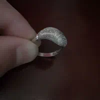 انگشتر طلای سفید تراش