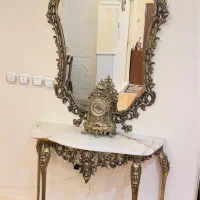 آینه و کنسول برنز قدیمی