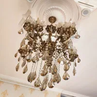 لوستر کریستالی کلاسیک، کاملا سالم و نو