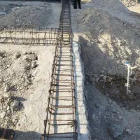 شناژبندی وقالب بندی وبتن