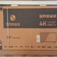 تلوزیون ۵۵اینچ و ماشین لباسشویی واشینگ واش نقره ای|تلویزیون و پروژکتور|بروجرد, |دیوار