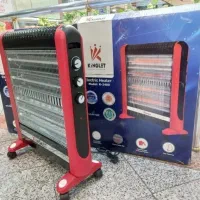 *هیتر بخاری برقی چرخ دار فن دار با مخزن بخار آب*|بخاری، هیتر، شومینه|شهرکرد, |دیوار