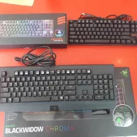 دو عدد کیبورد کارکرده مکانیکال بسیار تمیز