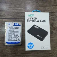 هارد اکسترنال 640گیگ اصلی WD