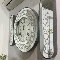 دکور ساعت طلا نقره آرایشی خانه لوازم خانگی آینه