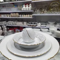 سرویس چینی 30پارچه دو خط طلا مقصود