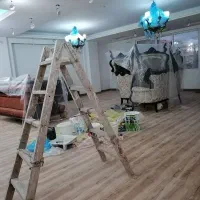 نقاشی ساختمان، بازسازی، کاغذدیواری، کفپوش، پارکت|خدمات پیشه و مهارت|کرج, دهقان ویلا|دیوار