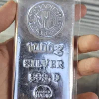 شمش نقره یک کیلویی ندیر ترکیه اصل