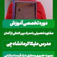 دوره تربیت مشاور تحصیلی با مدرک آلمان و استخدام