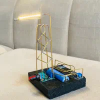 چراغ شب دست‌ساز کد A06