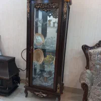 بوفه سلطنتی قهوه ای طلایی شیک|بوفه، ویترین، کنسول|دوگنبدان, |دیوار