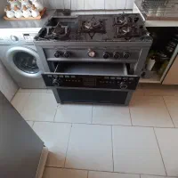 اجاق گاز صفحه شیشه ای ۵پنج شعله|اجاق گاز و لوازم برقی پخت‌وپز|محمدیه-قزوین, |دیوار