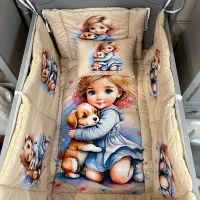 ست روتختی نوزاد نوجوان دخترونه تاکستان اقساط|اسباب و اثاث بچه|تاکستان, |دیوار