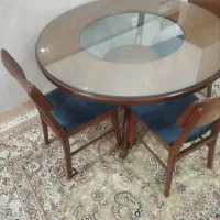 میز ناهارخوری گرد چهار نفره