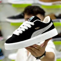کتونی پوما لژدار مشکی سفید طوسی مردانه puma اسپرت|کیف، کفش، کمربند|تهران, تاکسیرانی|دیوار