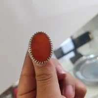 انگشتر عقیق درشت