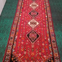 قالی باریکه قرمز 3 متری