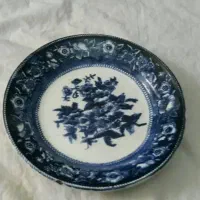 بشقاب قاجاری گود قلم ابی عتیقه