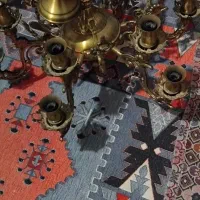 لوستر برنز فروشی|لوستر و چراغ آویز|تاکستان, |دیوار