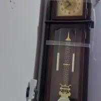 ساعت ایستاده تمام چوب،