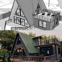 پیمانکاری وساخت کلبه سوئیسی و ویلا وبازسازی