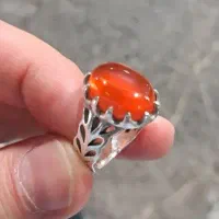 انگشتر عقیق سرخ
