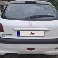 206 تیپ 6 اتومات مدل 89 ساخت فرانسه