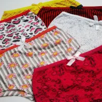 شورت دخترانه نخ پنبه پاپیون دار