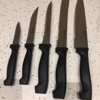 ست چاقو IKEA استند چوب طبیعی|ظروف پخت‌وپز|تهران, امانیه|دیوار