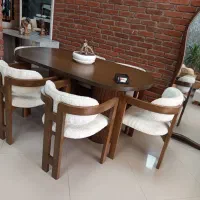 ناهارخوری ۶ نفره نو کف نمایشگاهی زیر قیمت