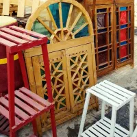 ساخت شلف گلدان دیواری و زمینی