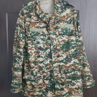 پیراهن و شلوار استتار سبز جنگلی