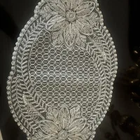 رومیزی مروارید دوزی