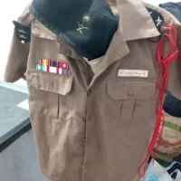 لباس نظامی و کیف دست بافت