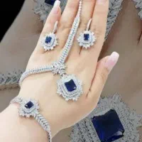سرویس نقره زنانه مجلسی جواهری با آبکاری رادیوم|بدلیجات|تبریز, |دیوار