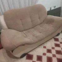 مبلمان راحتی ۵نفره  ۲عددپشتی برجسته جدید