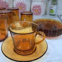 ظرف پیرکس عسلی