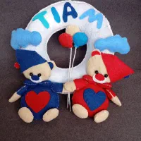 فروش عروسک نمدی با اسم تیام