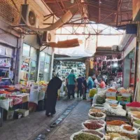 مغازه پرتردد بازار دزفول نقطه شلوغ