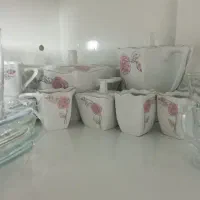 چینی گل برجسته ۱۸نفره