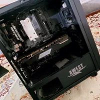 کارت گرافیکrx5700xt کیس سی پی یو مانیتور