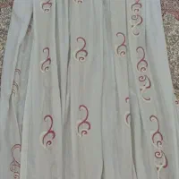 سه عدد پرده حریر شیک و کاملا سالم به همراه والان