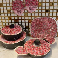 دوخت انواع سرویس آشپزخانه به صورت تک وعمده|سفره، حوله، دستمال آشپزخانه|بروجرد, |دیوار