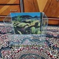 آکواریوم شیشه خم معاوضه با مرغ عشق|ماهی|جوانرود, |دیوار