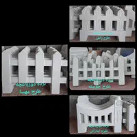 نرده دور باغچه و کفپوش پیاده رو|مصالح و تجهیزات ساختمان|رامهرمز, |دیوار