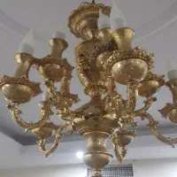 لوسترآب طلا سنگین ده شعله قدیمی