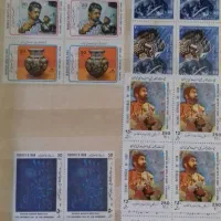 4تا البوم همراه 620 عدد تمبر پهلوی خارجی وسکه 1/2|کلکسیون سکه، تمبر، اسکناس|رشت, شالکو|دیوار