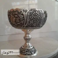 قلم زنی  ظروف برنجی  مسی ونقره نقره نما|صنایع دستی و سایر لوازم تزئینی|اصفهان, شهرک ولیعصر|دیوار